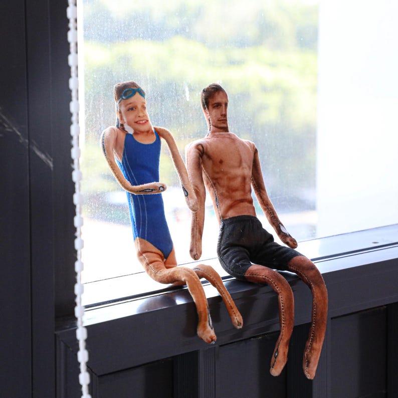 Custom Upload Photo Bendable Pose Doll, Multi Shape Adjustable Funny Human Face Novelty Decor Gift