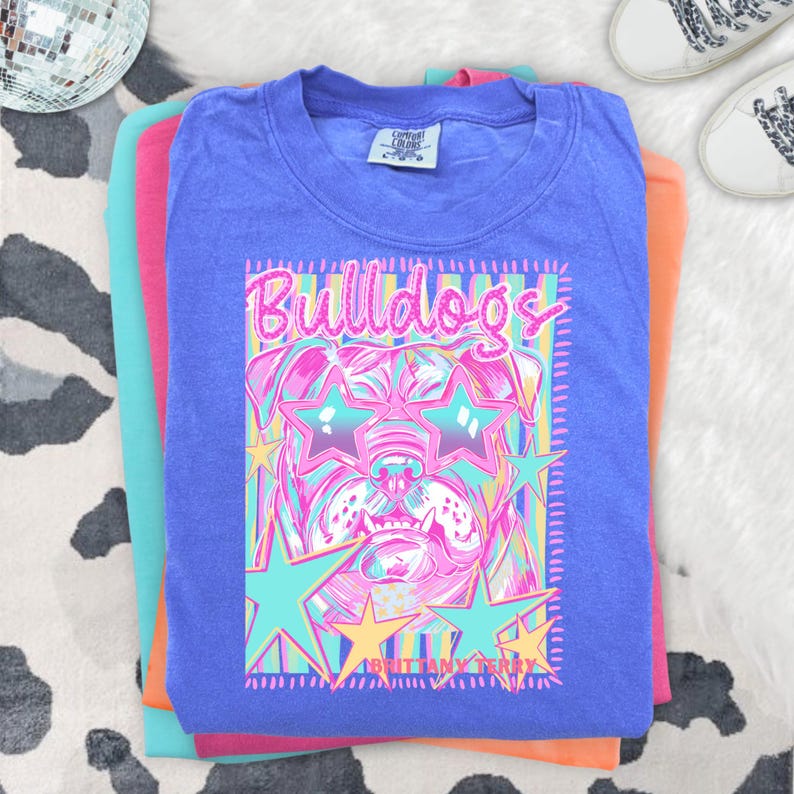 Neon Retro Mascot Spark Apparel