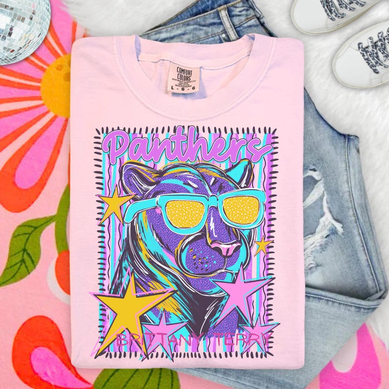 Neon Retro Mascot Spark Apparel