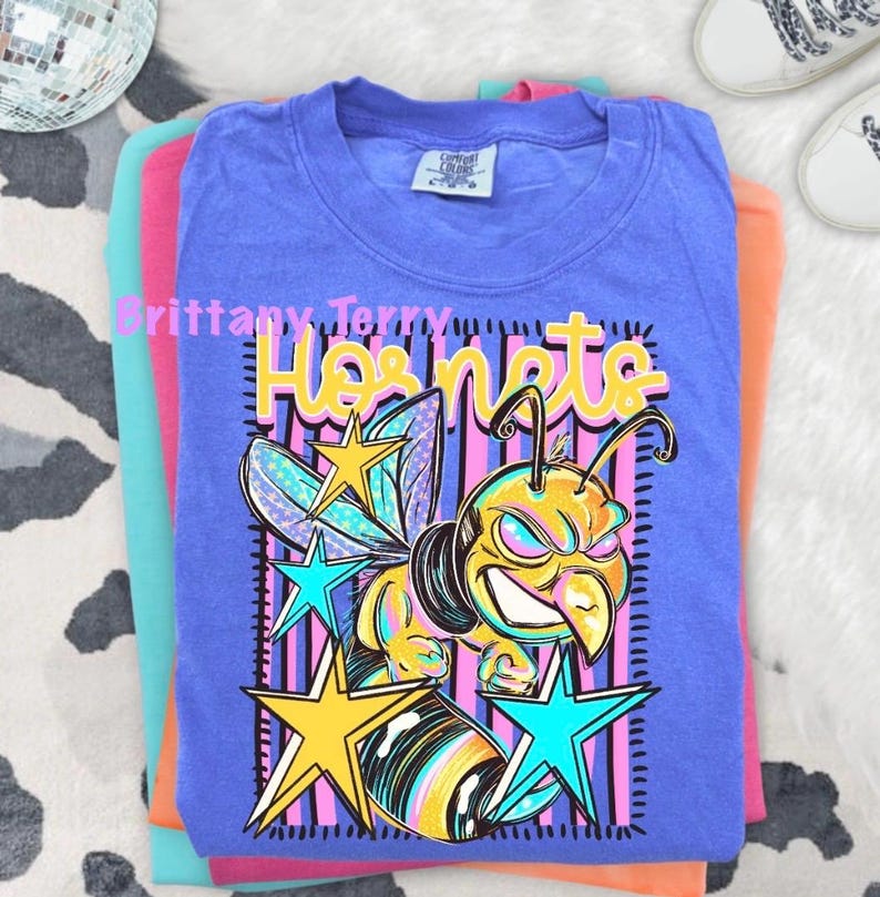 Neon Retro Mascot Spark Apparel