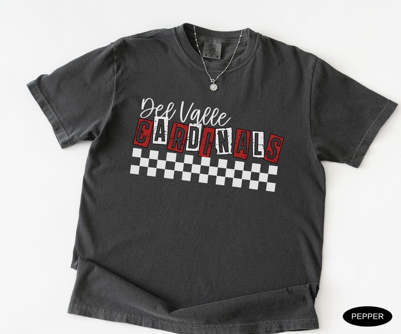 Retro Checkered Mascot Pride Apparel
