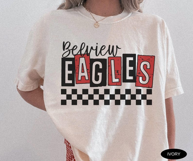 Retro Checkered Mascot Pride Apparel
