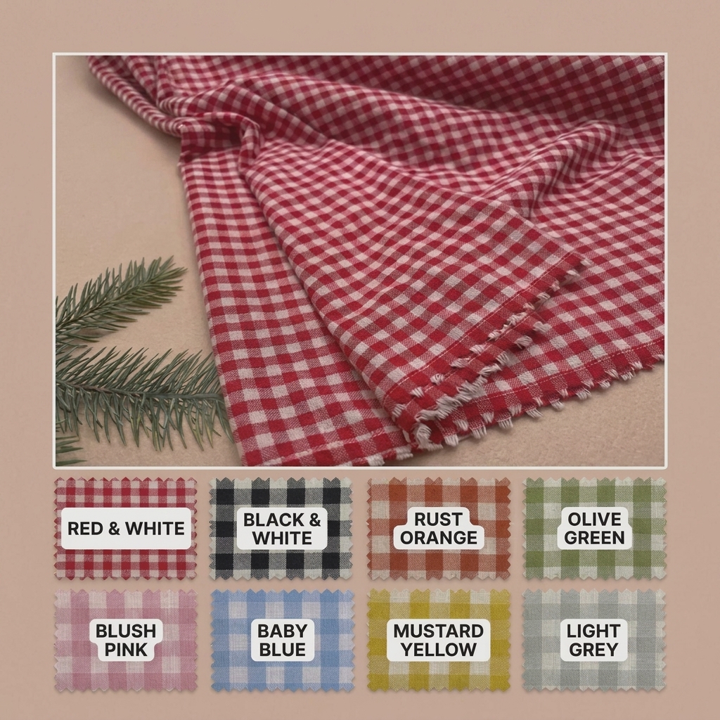 Custom Gingham Plaid Applique Crewneck Sweatshirt, Embroidered Cursive School Mascot Game Day Pullover
