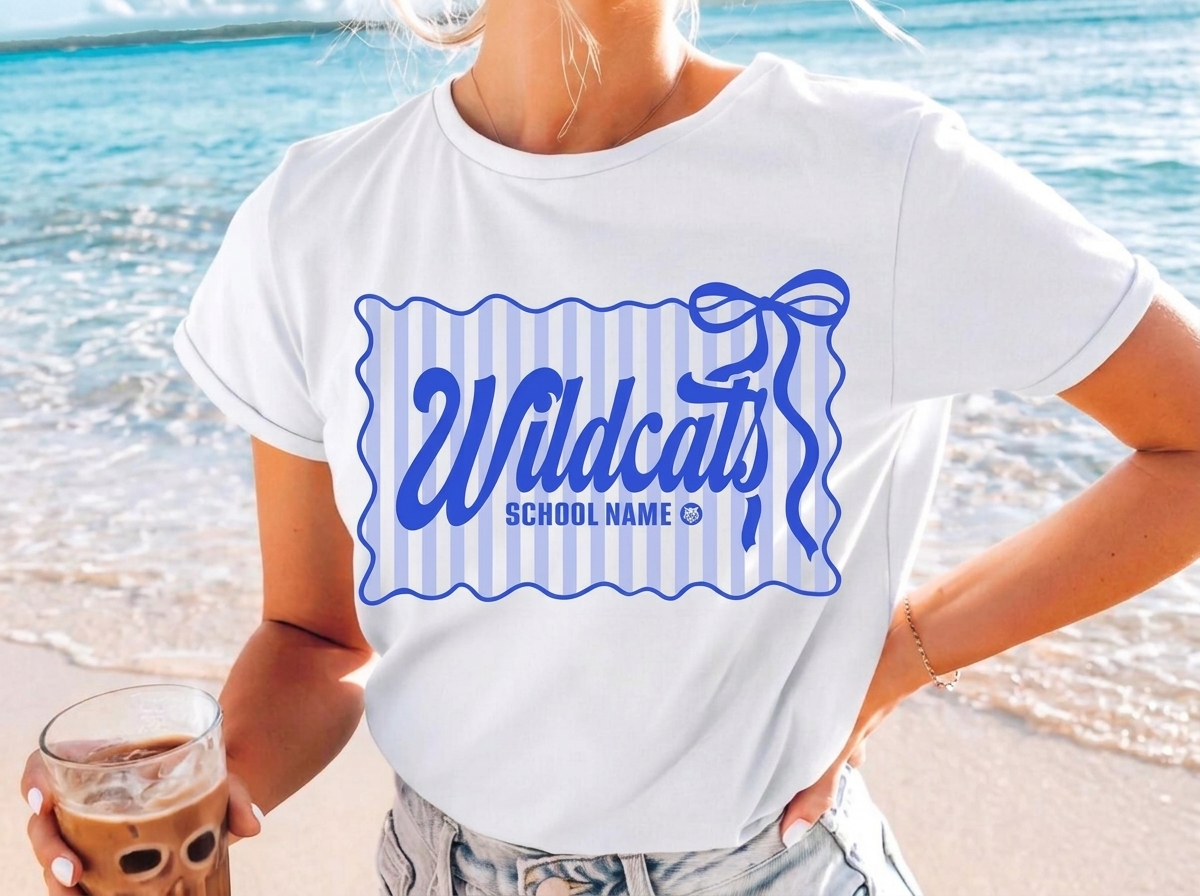 [Copy]Custom City Football Club Watercolor Bow Football Crewneck Sweatshirt, Vintage Game Day Tailgate Pullover