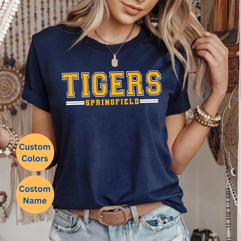 Varsity Block Letter Mascot Apparel