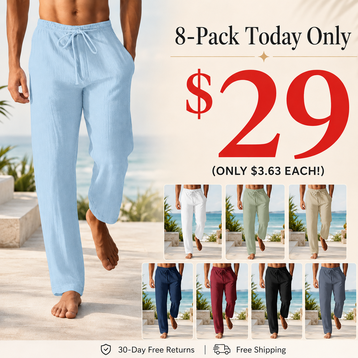 Andrus Linen Pants