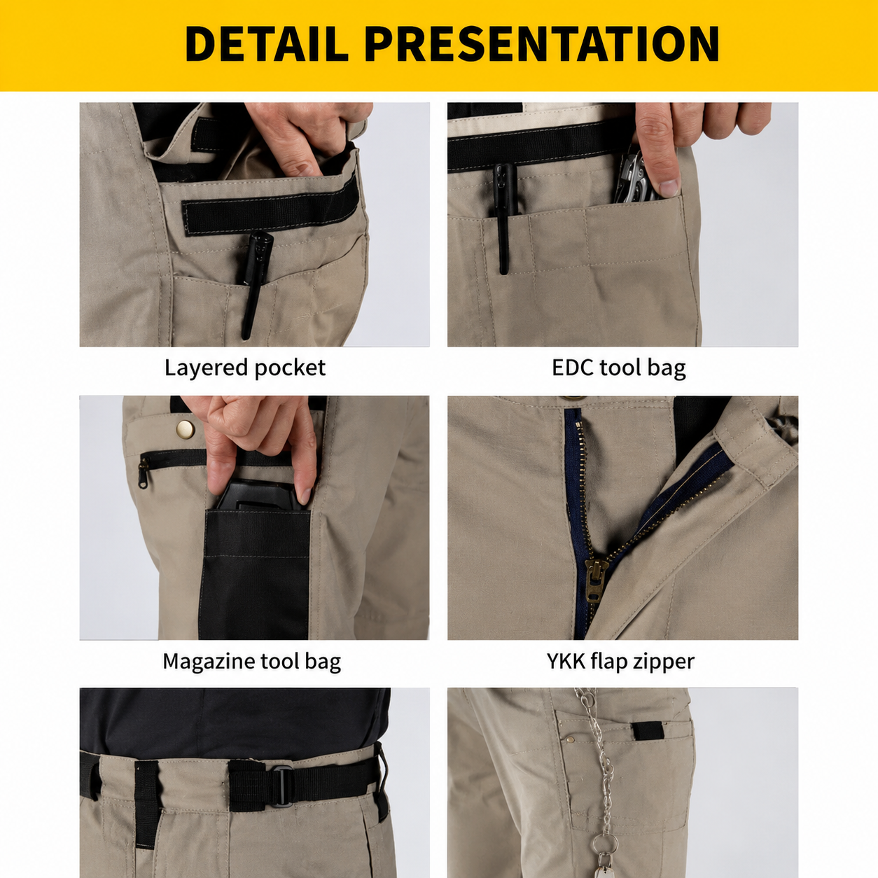 8-Pack Men's Tactical Cargo Pants - Multi Colors & Camo