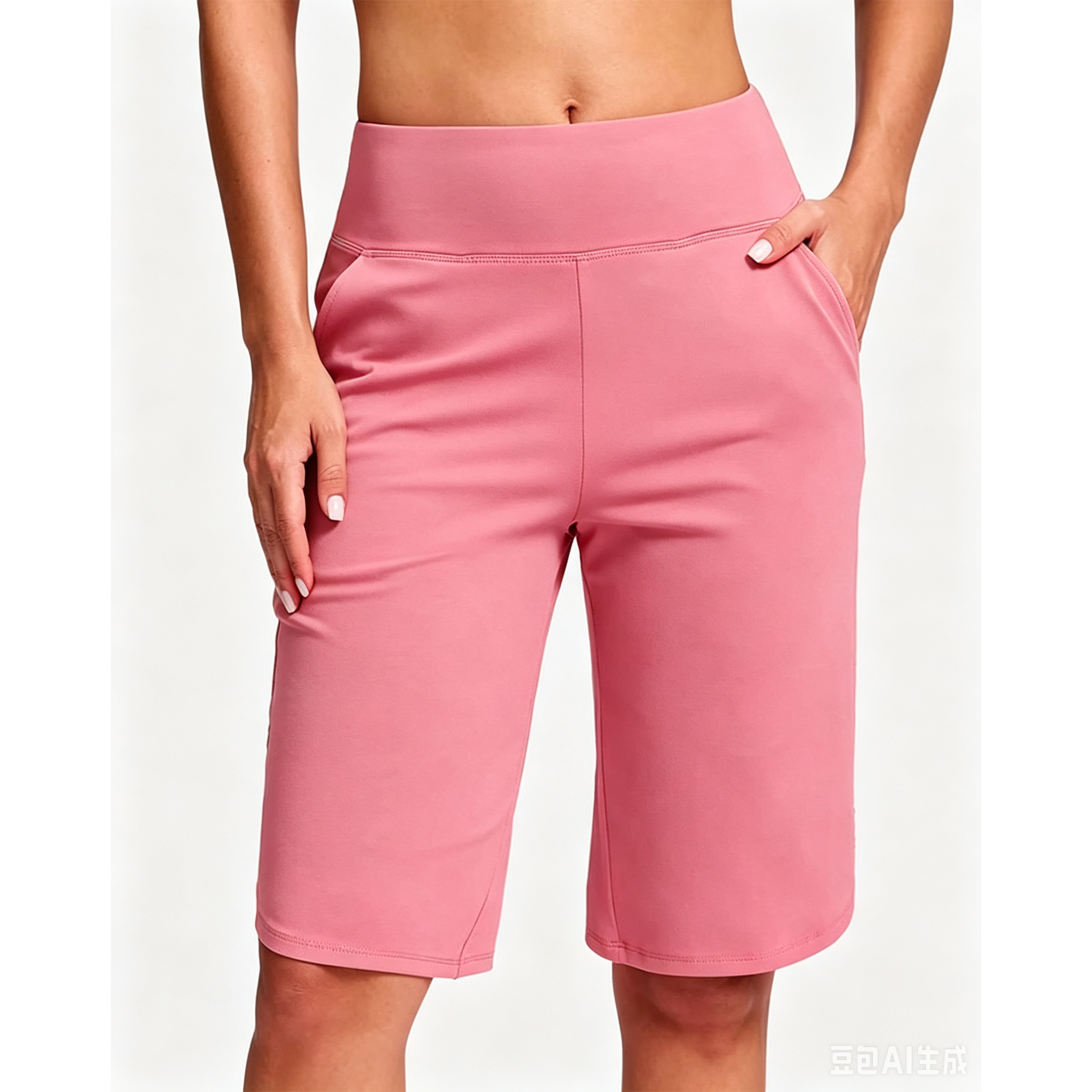 Low-Waist Solid Color Sports Casual Pant