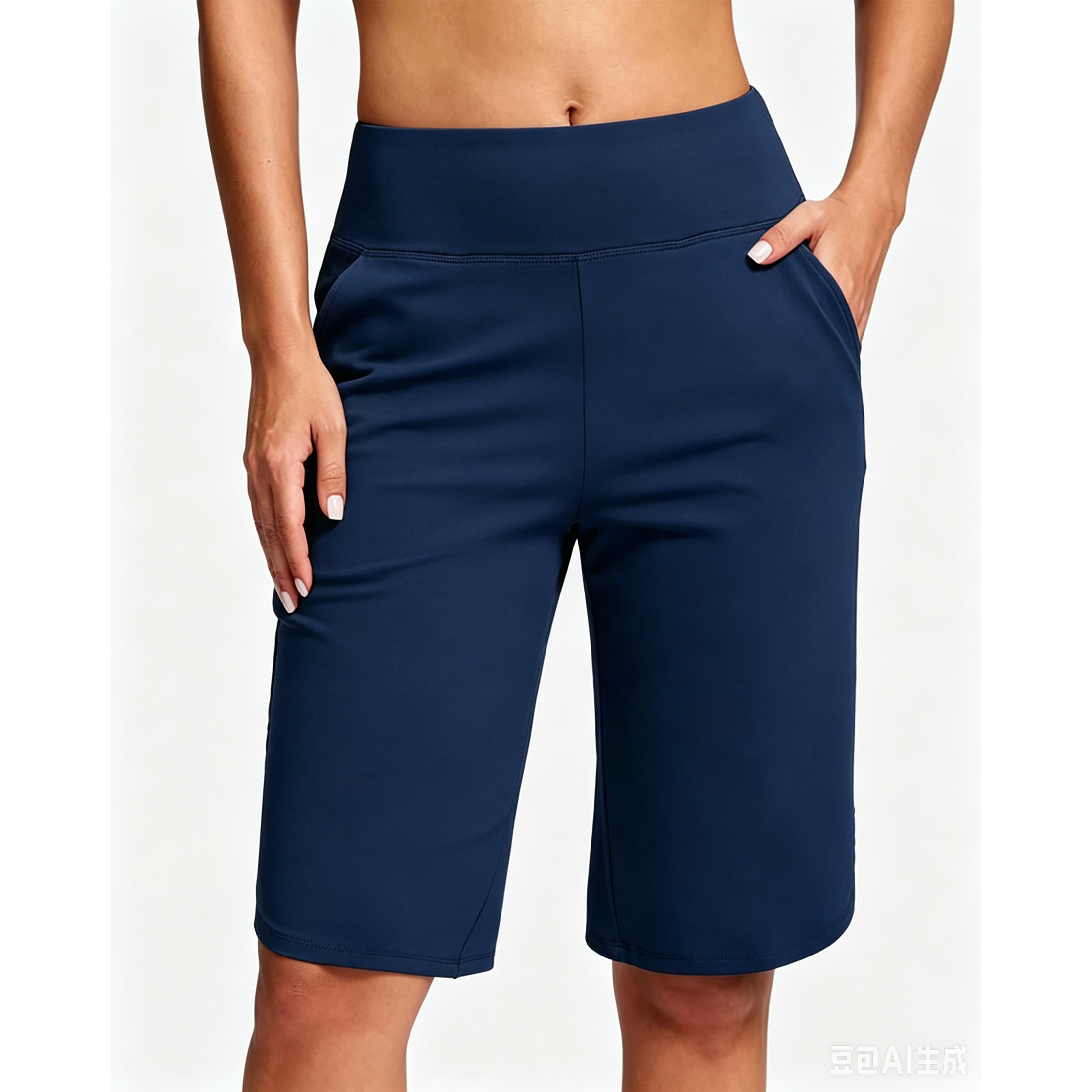 Low-Waist Solid Color Sports Casual Pant