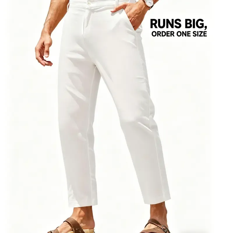 Men's Lightweight Cotton Linen Pants