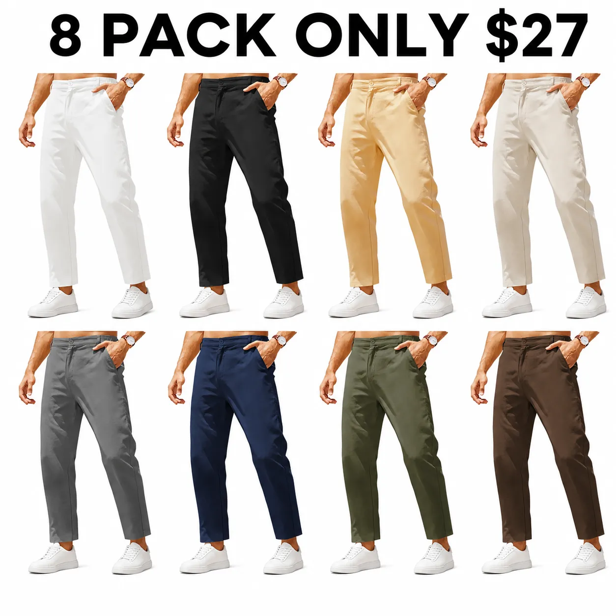 Men's Lightweight Cotton Linen Pants