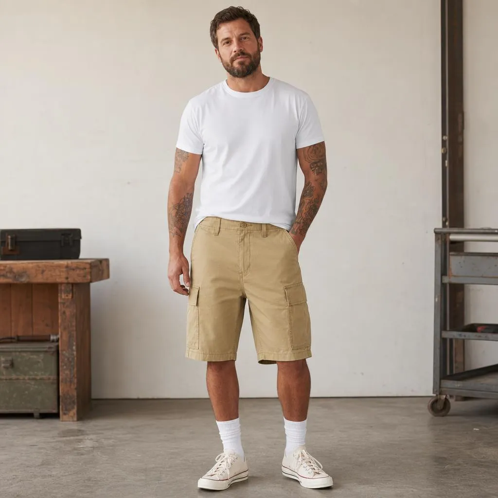 FINAL SALE⚡8 Packs for $24.99⚡- Men’s Relaxed Fit Cargo Shorts