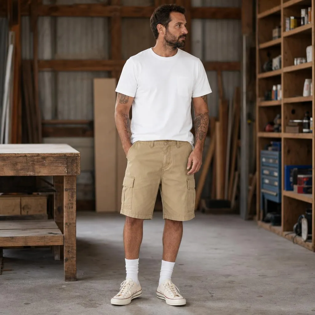 FINAL SALE⚡8 Packs for $24.99⚡- Men’s Relaxed Fit Cargo Shorts