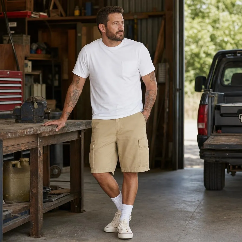 FINAL SALE⚡8 Packs for $24.99⚡- Men’s Relaxed Fit Cargo Shorts