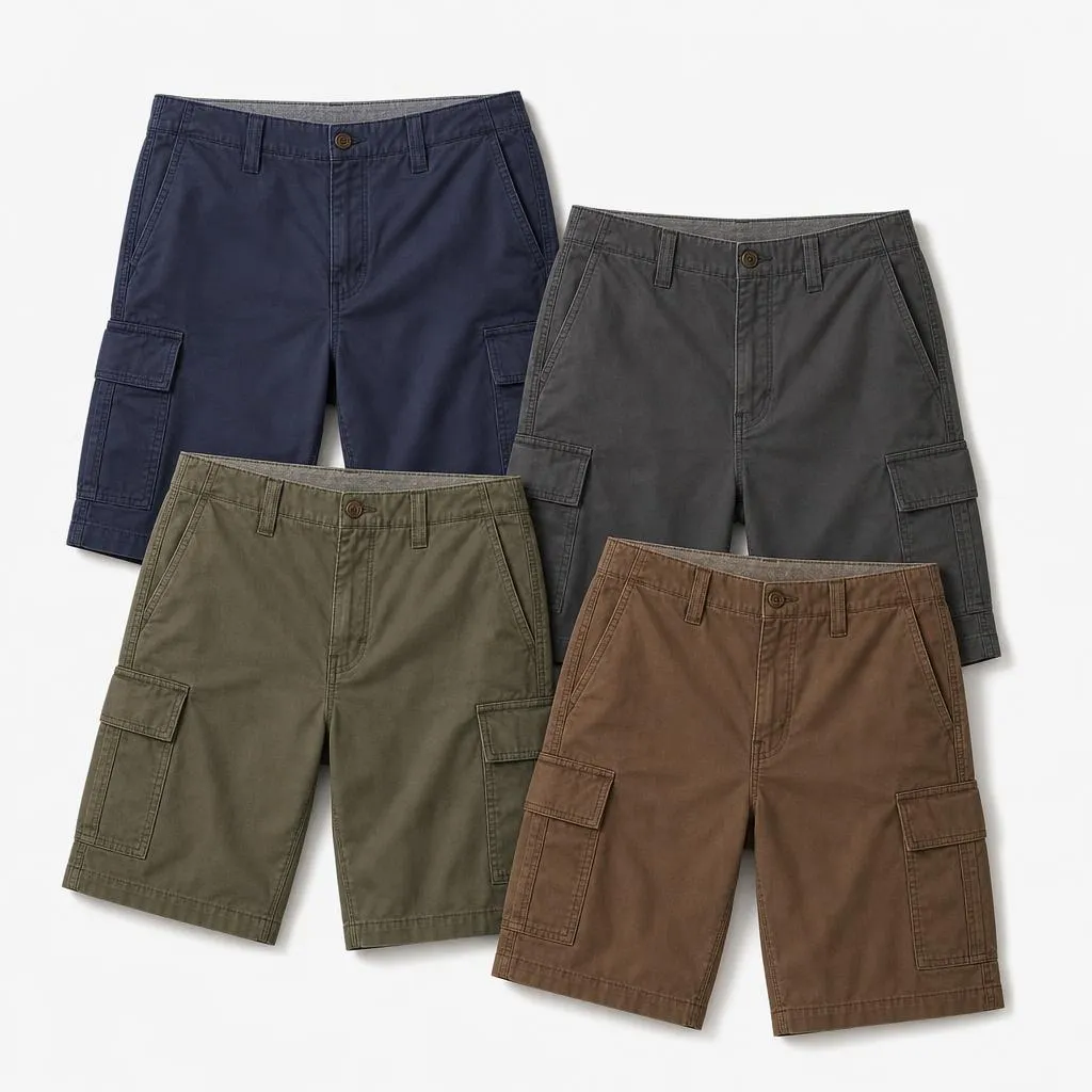 FINAL SALE⚡8 Packs for $24.99⚡- Men’s Relaxed Fit Cargo Shorts