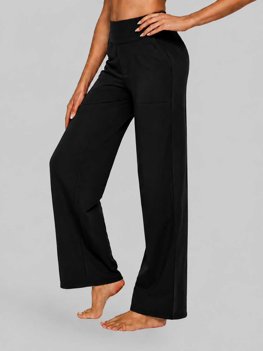 Women's High-Waist Business Casual Pants 29-Inch Inseam