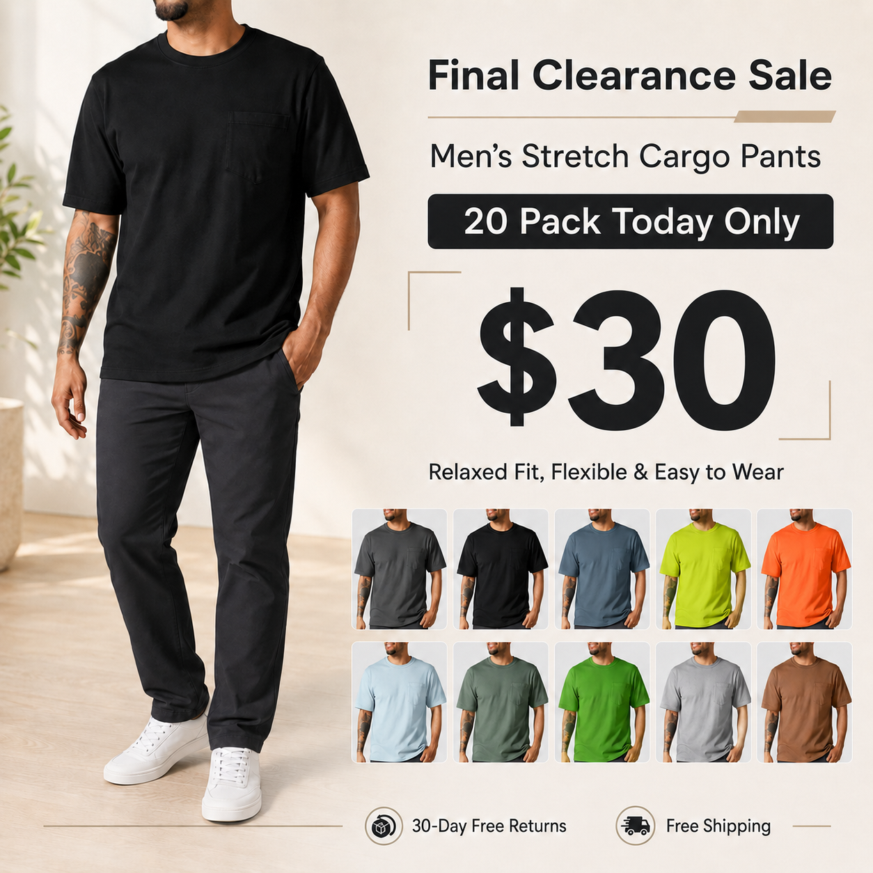 Men's Workwear Pocket T-Shir