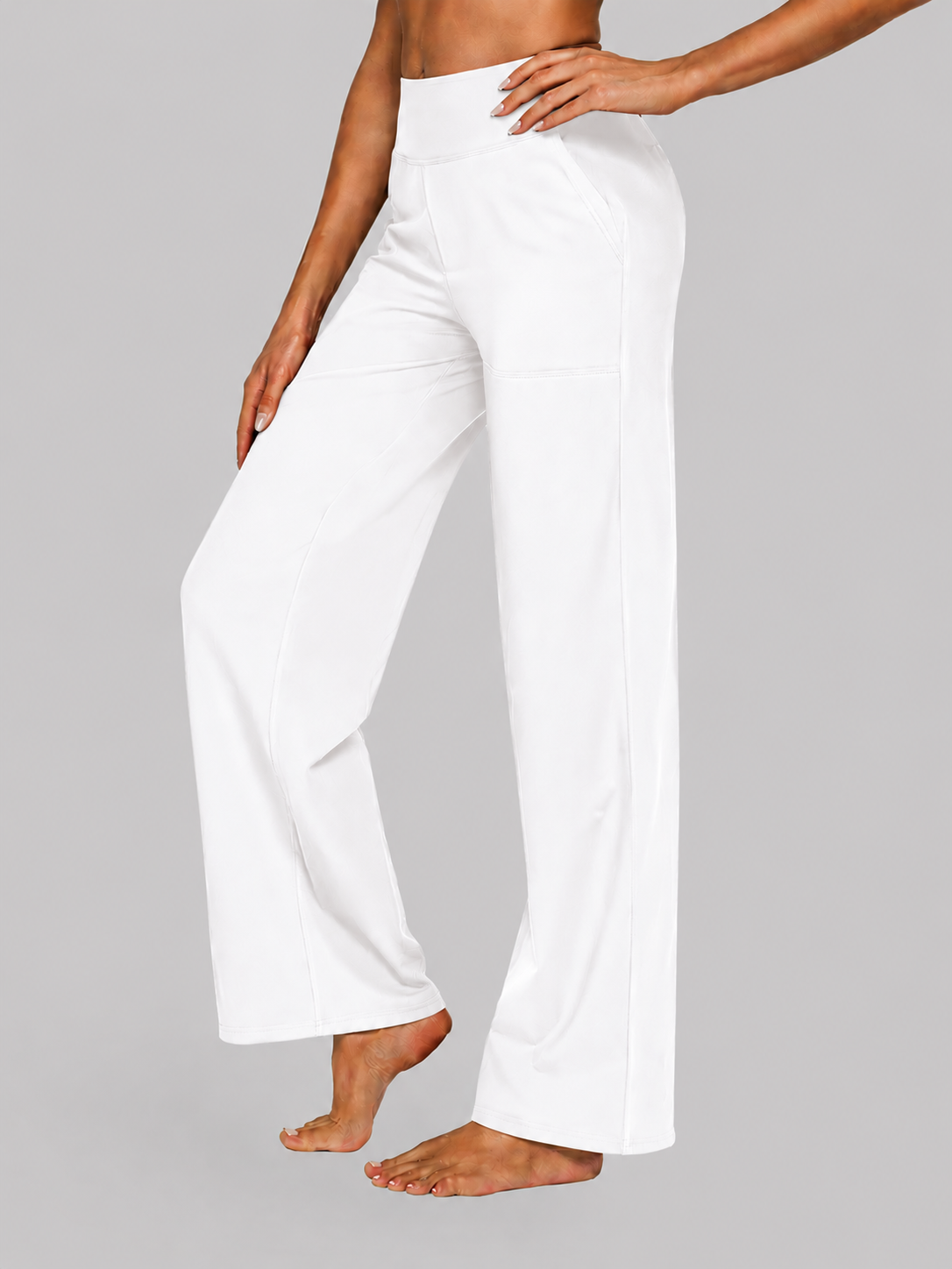 Women's High-Waist Business Casual Pants 29-Inch Inseam