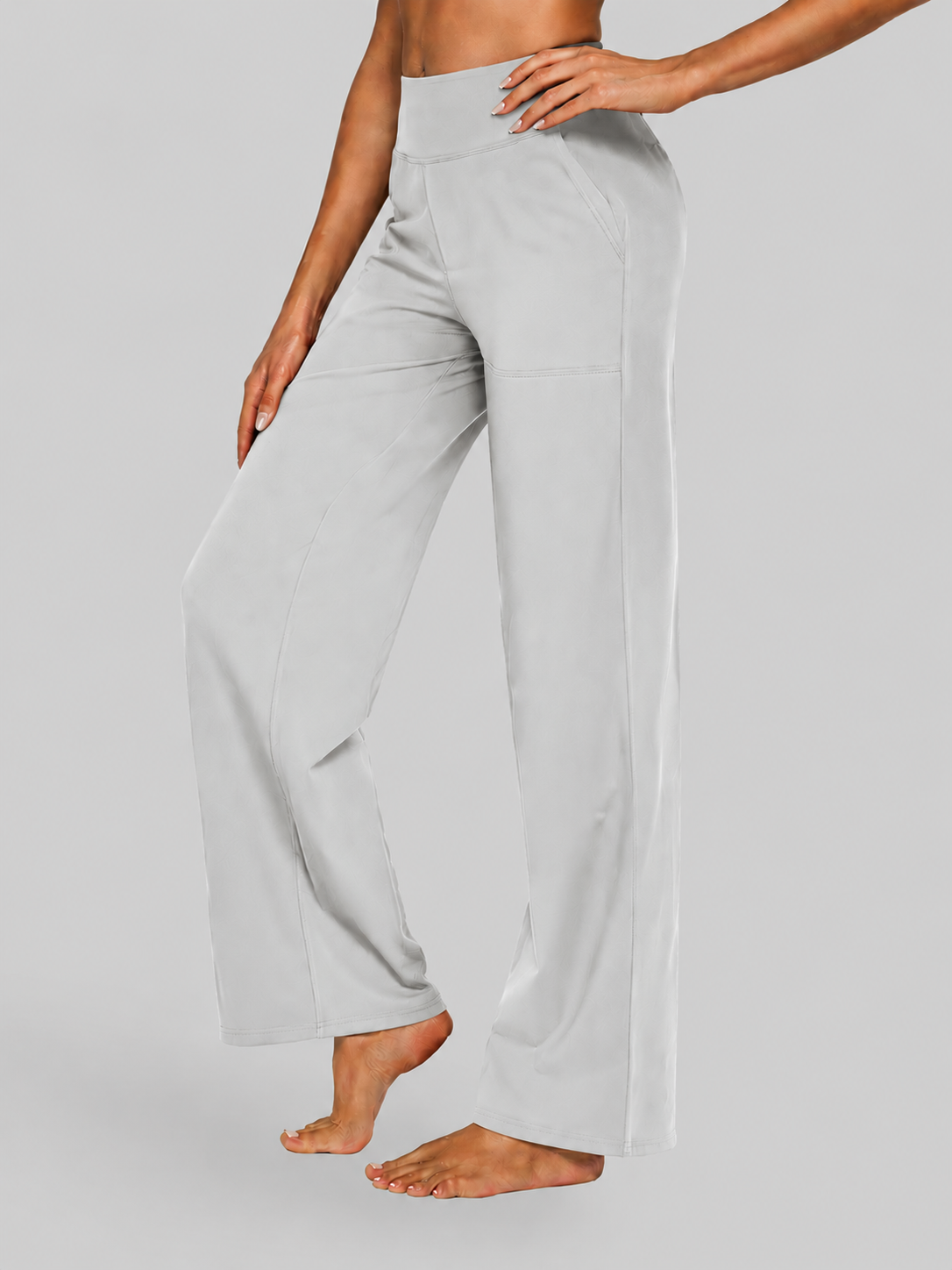 Women's High-Waist Business Casual Pants 29-Inch Inseam