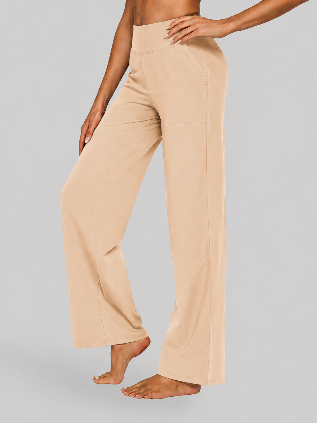 Women's High-Waist Business Casual Pants 29-Inch Inseam