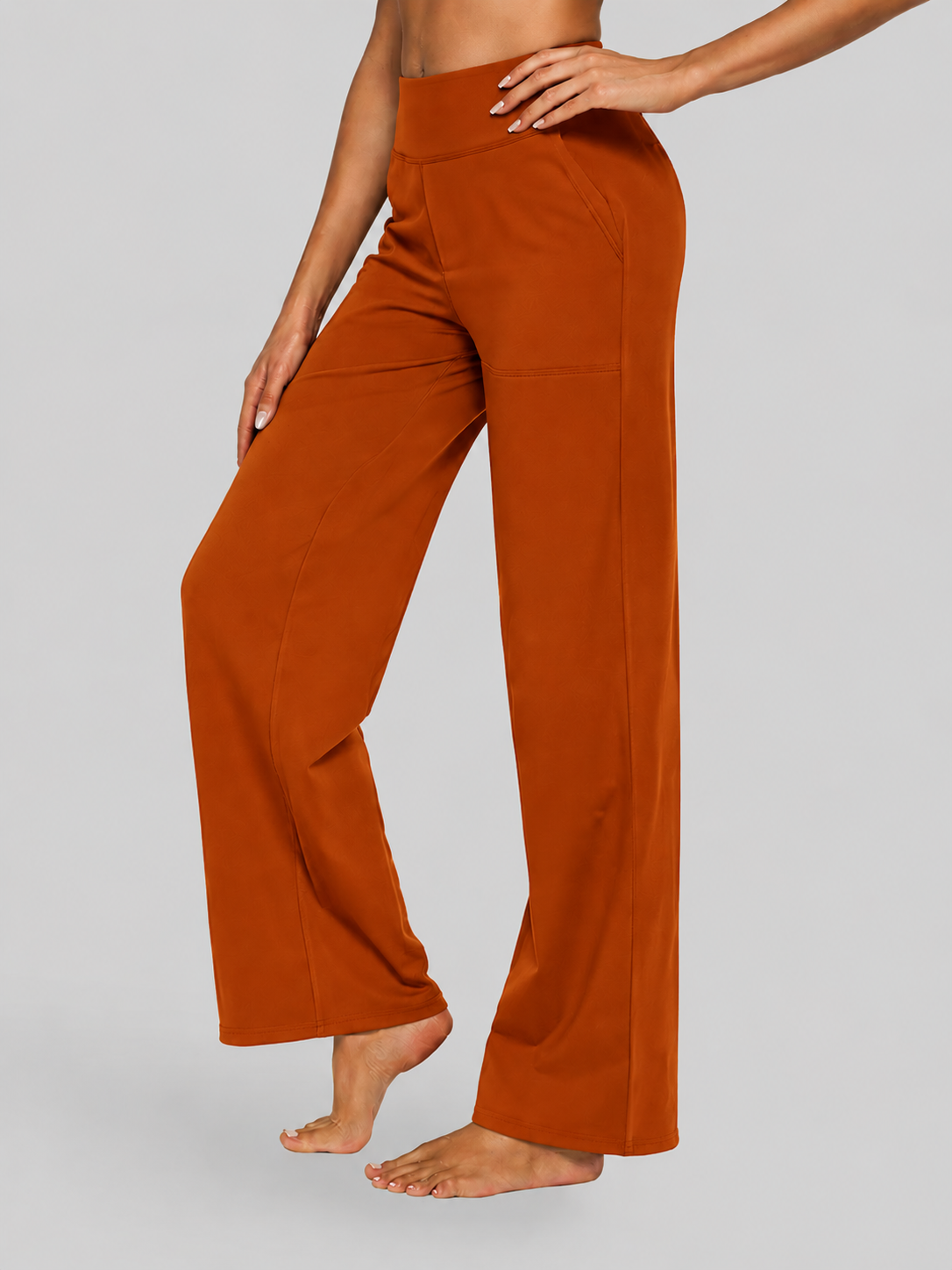 Women's High-Waist Business Casual Pants 29-Inch Inseam
