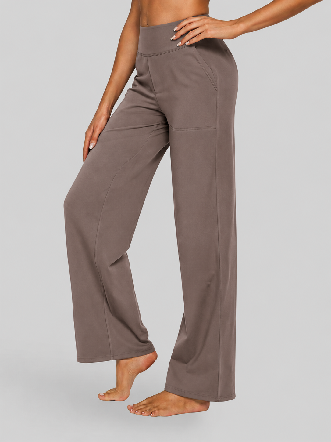 Women's High-Waist Business Casual Pants 29-Inch Inseam