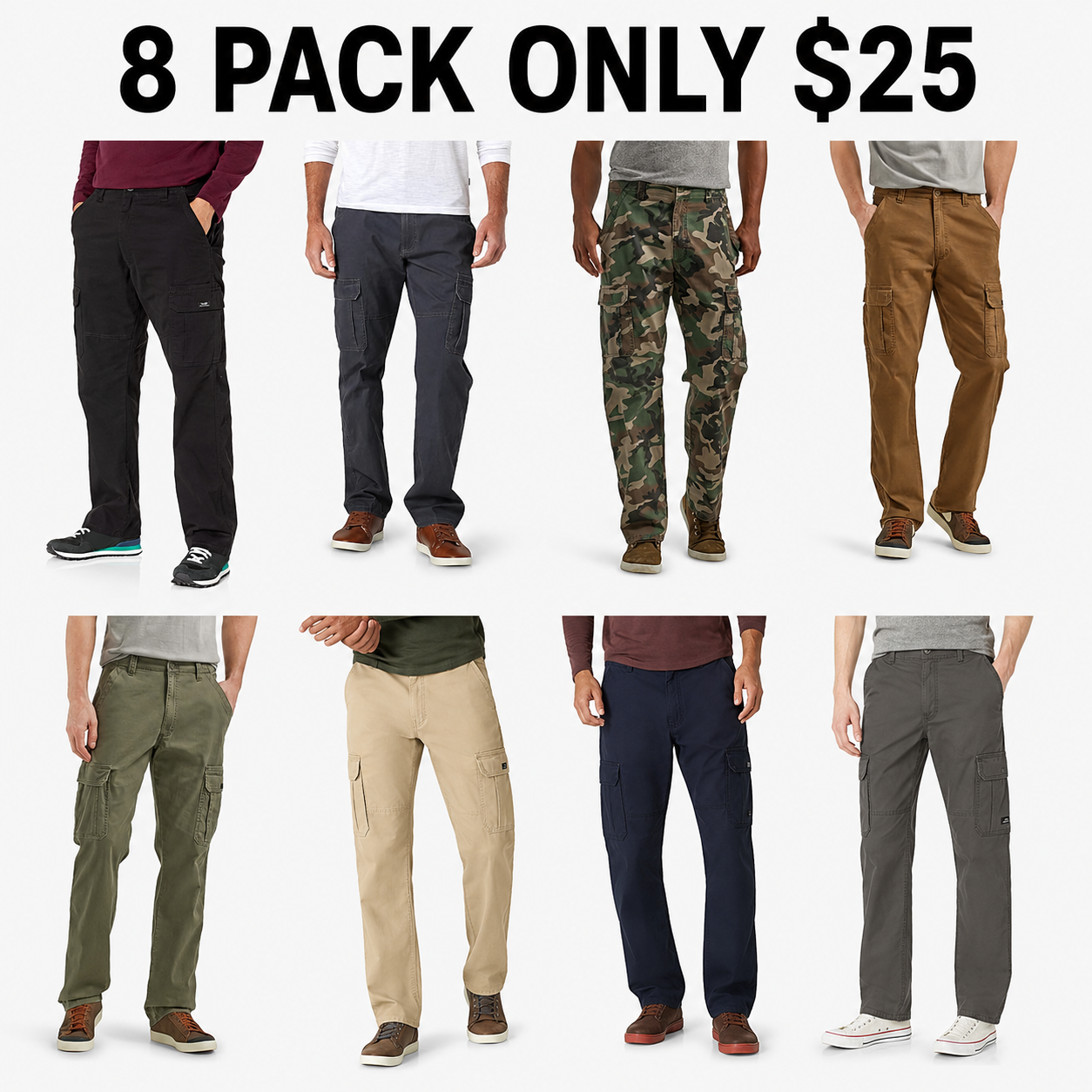 Men's Relaxed Fit Stretch Cargo Pant