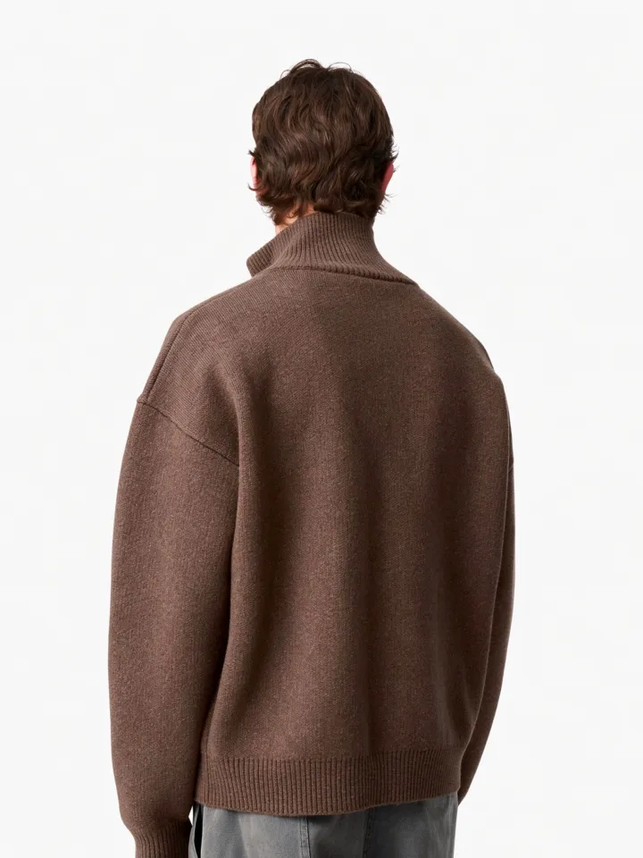 CORE ZIP-UP SWEATER