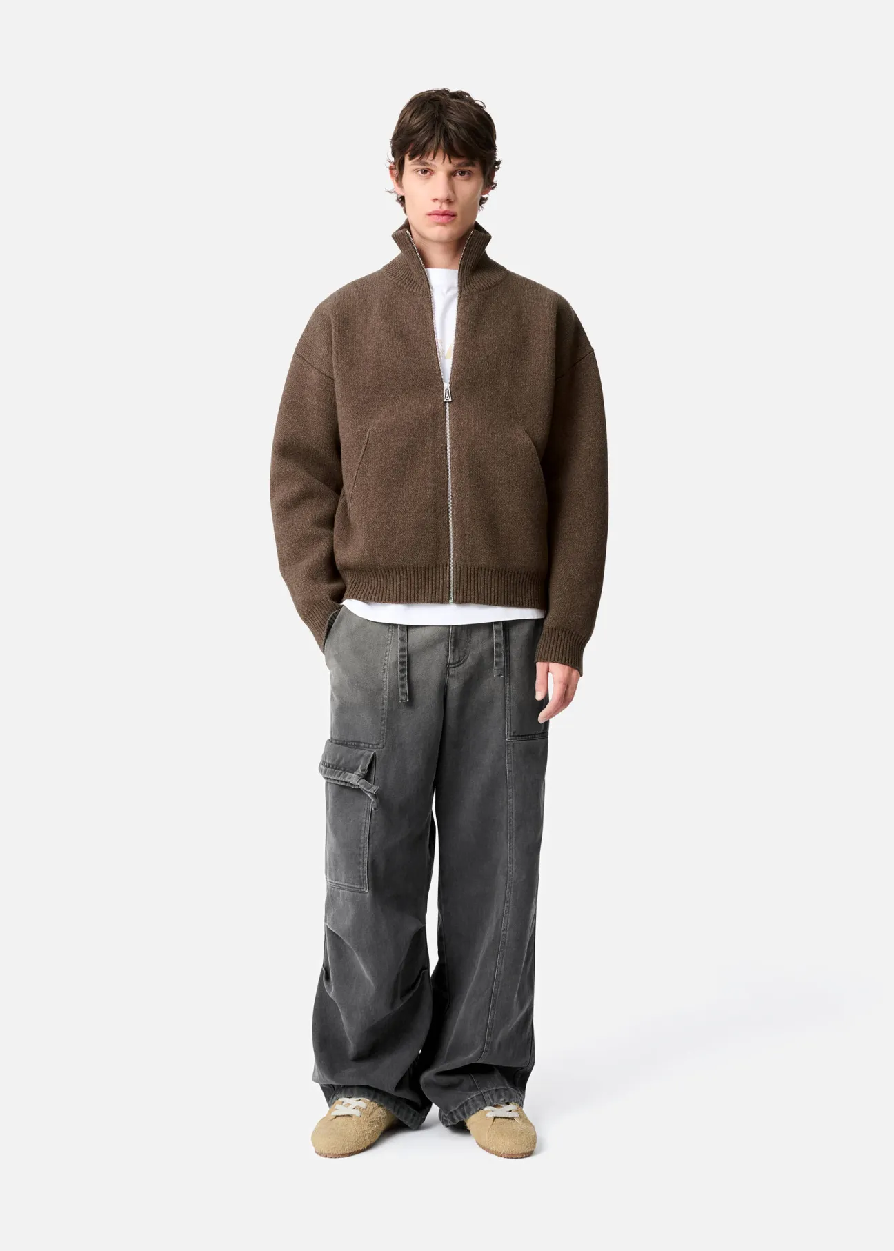 CORE ZIP-UP SWEATER