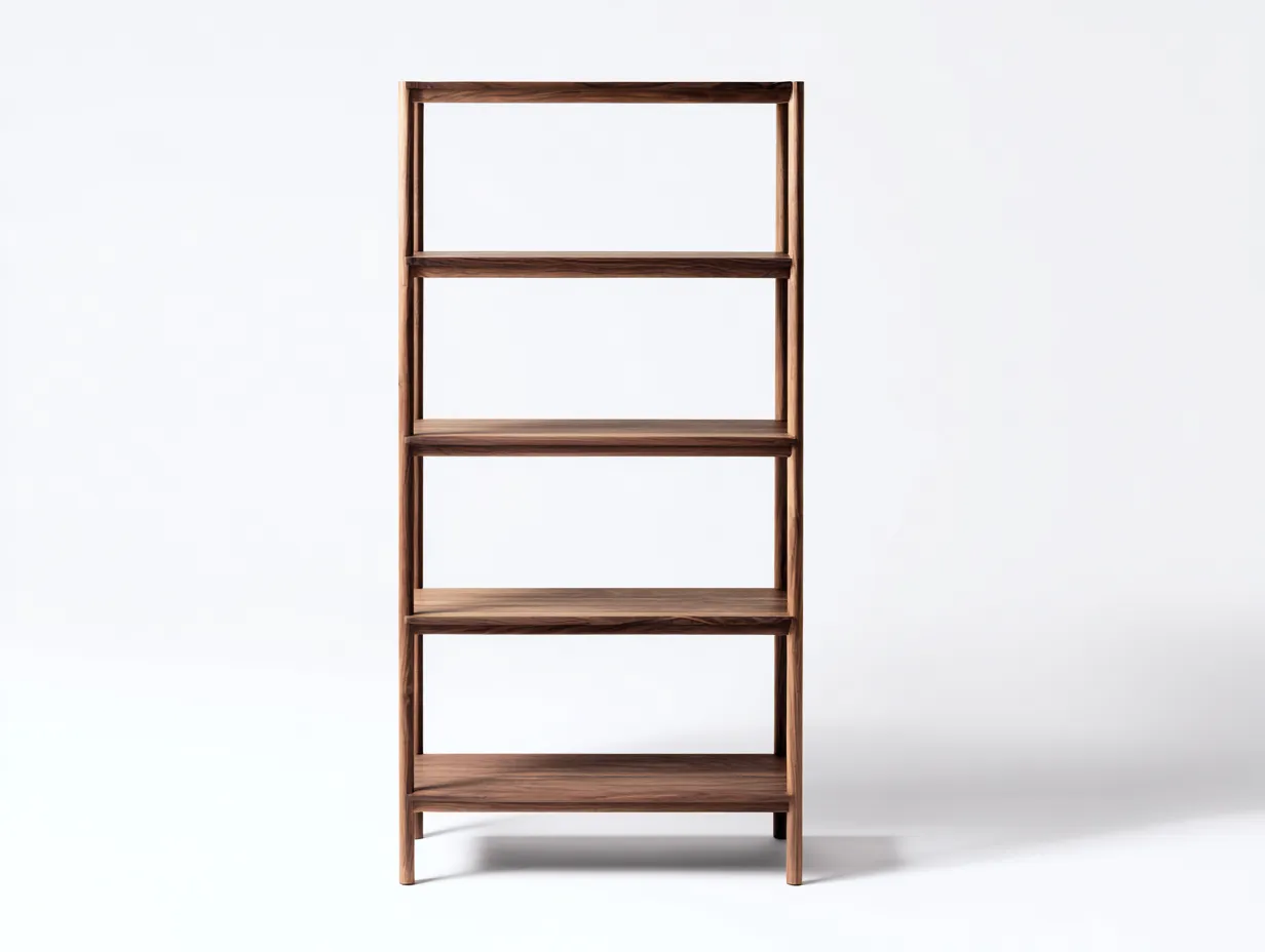 Estantería de madera 105x36x181 cm - pino claro - estilo natural para estudio-Tavexrahome