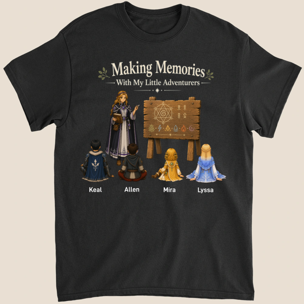Making Memories With My Little Adventurers-Dark Shirts 丨Classic Unisex Tee