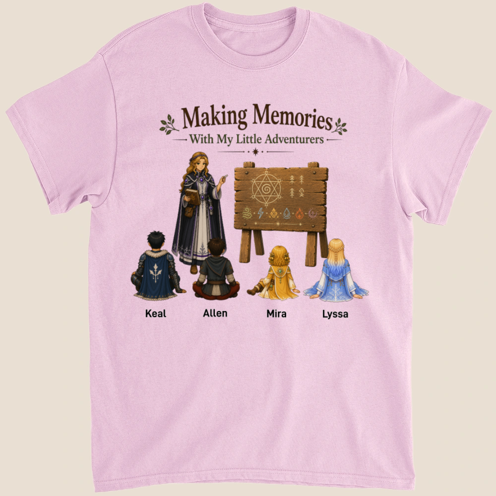 Making Memories With My Little Adventurers-Warm Colors 丨Classic Unisex Tee