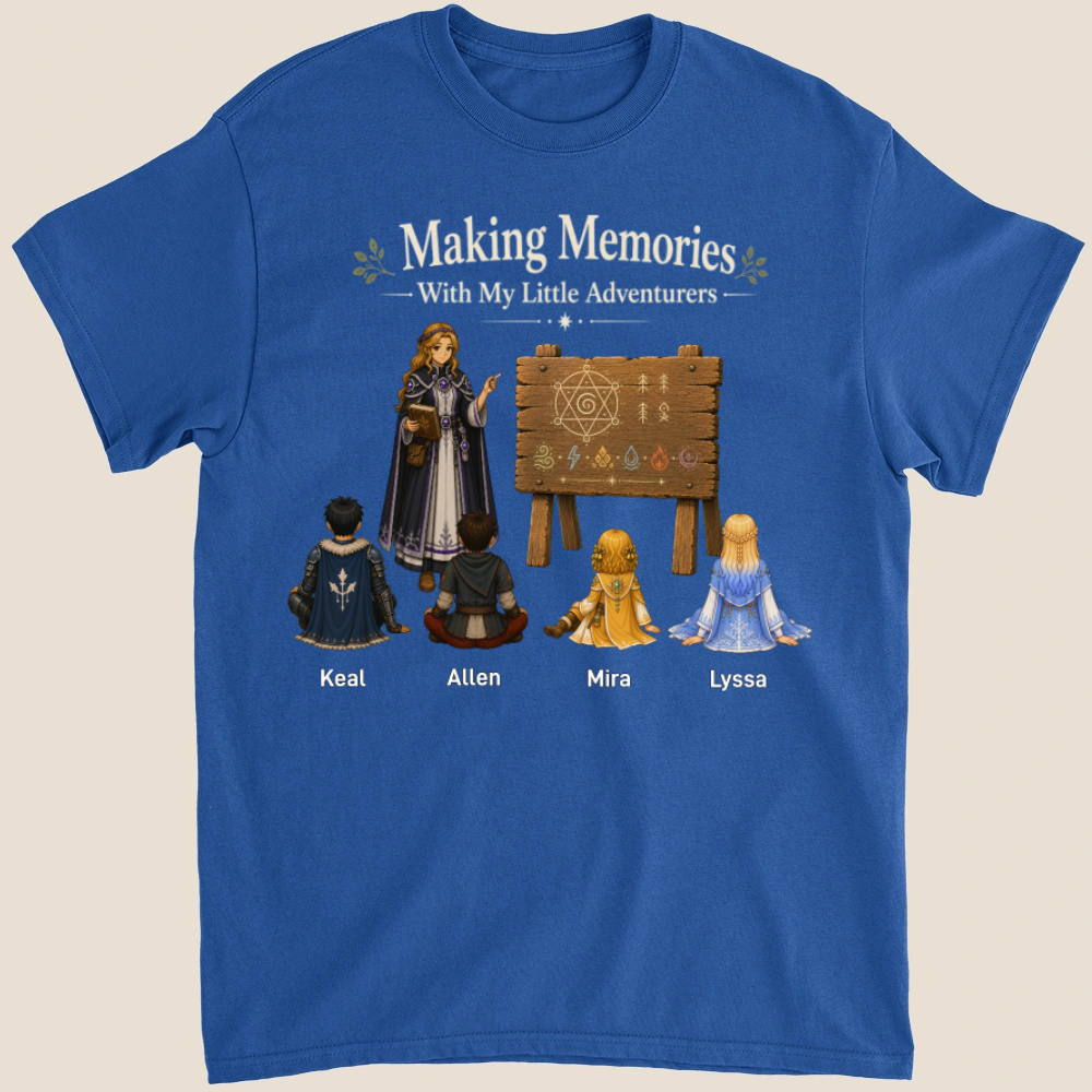 Making Memories With My Little Adventurers-Dark Shirts 丨Classic Unisex Tee