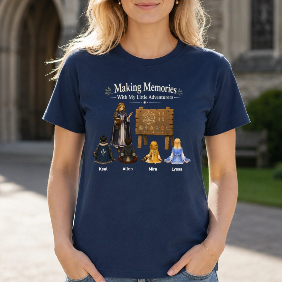 Making Memories With My Little Adventurers-Dark Shirts 丨Classic Unisex Tee