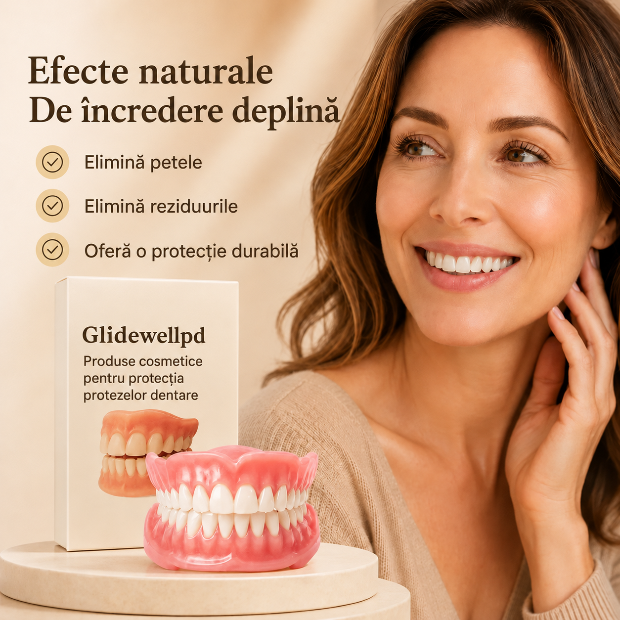PROTEZĂ DENTARĂ COSMETICĂ PREMIUM