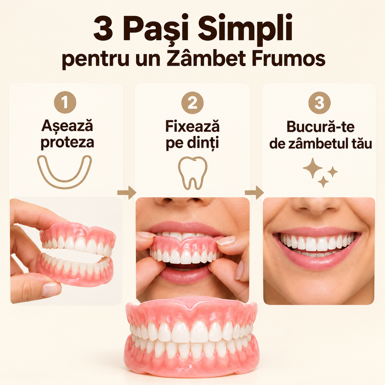 PROTEZĂ DENTARĂ COSMETICĂ PREMIUM