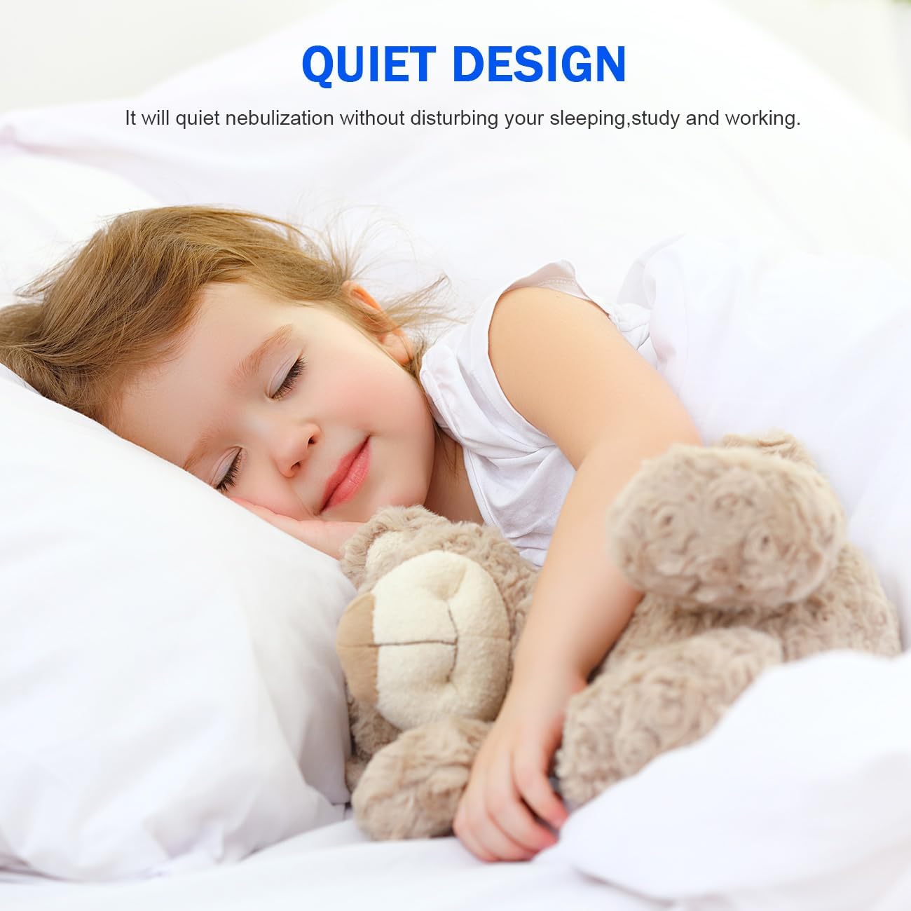 Nebulizator Meowyn pentru adulți și copii, nebulizator reîncărcabil USB-C, design portabil, ușor de utilizat și de curățat, nebulizare silentioasă, eficientă, potrivit pentru uz casnic și de călătorie