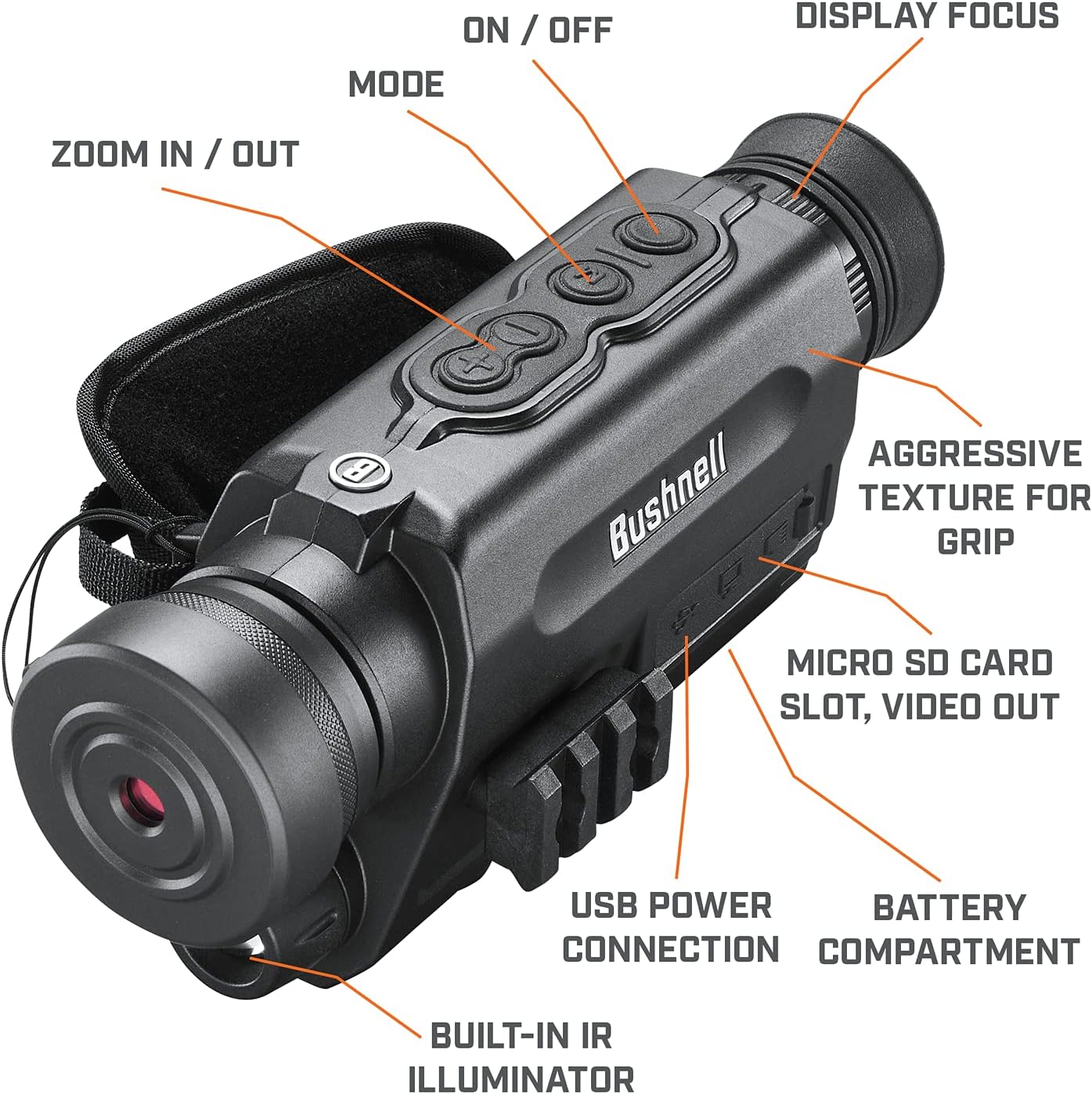 Monocular Bushnell EX650 Digital Equinox X650 Night Vision 5 x 32 mm