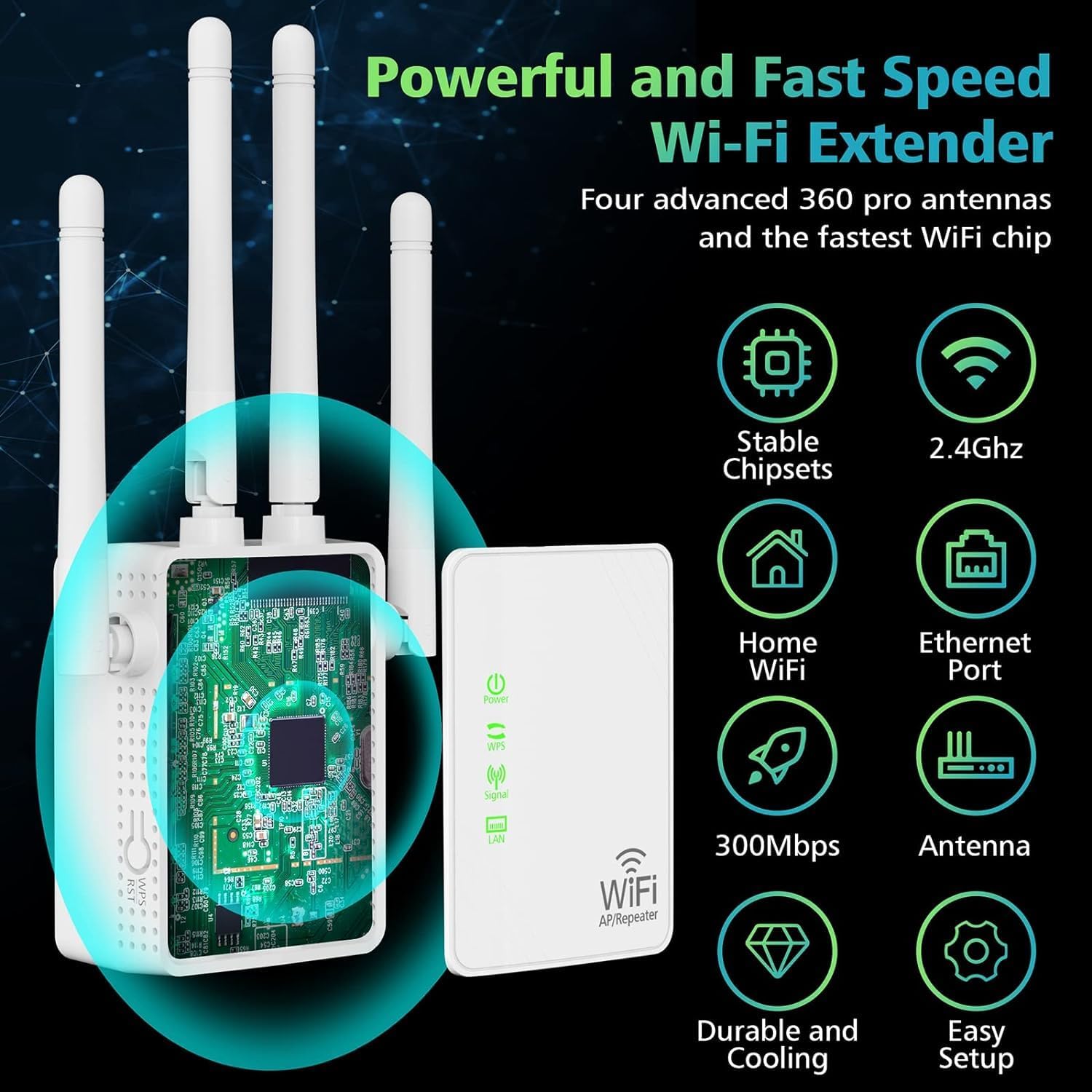 TP-Link WiFi Extender Booster, repetor WiFi Range Extender AC750 Mbps dual band, Internet Booster cu port Ethernet, control aplicație Ultraxtend pentru o configurare ușoară
