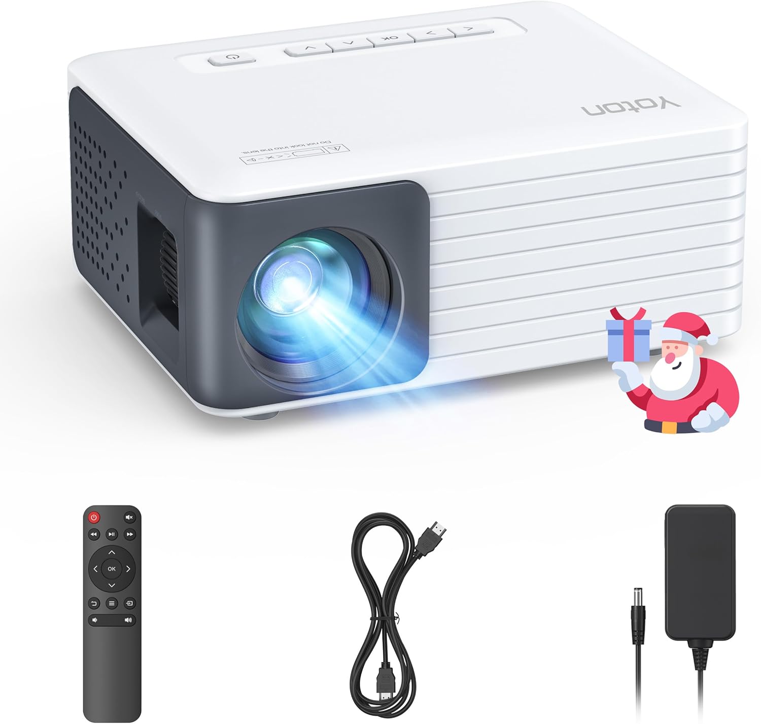 Mini proiector YOTON Y3, proiector portabil pentru telefon mobil, suport Full HD 1080P, proiector de film home theater, proiector video mic compatibil cu HDMI, smartphone, tabletă, PC, TV Stick, USB