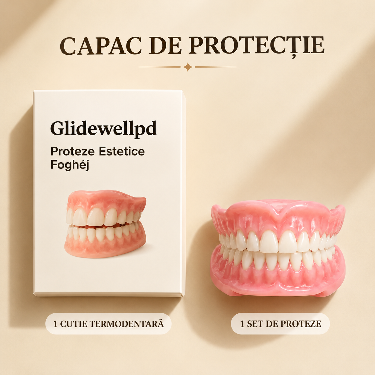 PROTEZĂ DENTARĂ COSMETICĂ PREMIUM