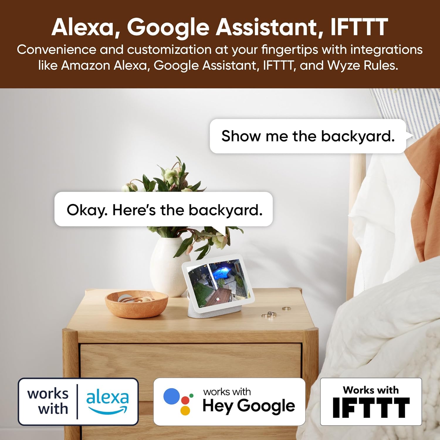 WYZE Cam v4, 2.5K HD WiFi Smart Home Security Camera, interior/exterior, monitor pentru animale de companie/bebe, reflectoare/sirenă activată prin mișcare, vedere nocturnă color, audio bidirecțional, funcționează cu Alexa și Google, negru 2-pachet, 2 pach
