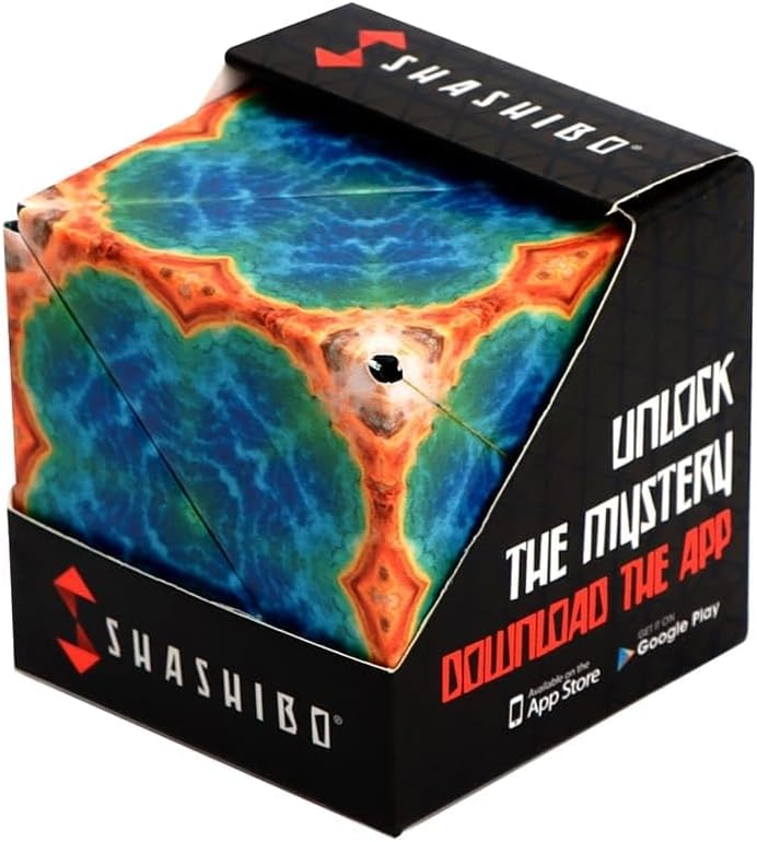 CUTIE DE TRANSFORMARE SHASHIBO - Cubul Rubik patentat și premiat cu 36 de magneți din pământuri rare - se transformă în peste 70 de forme (distanțate)