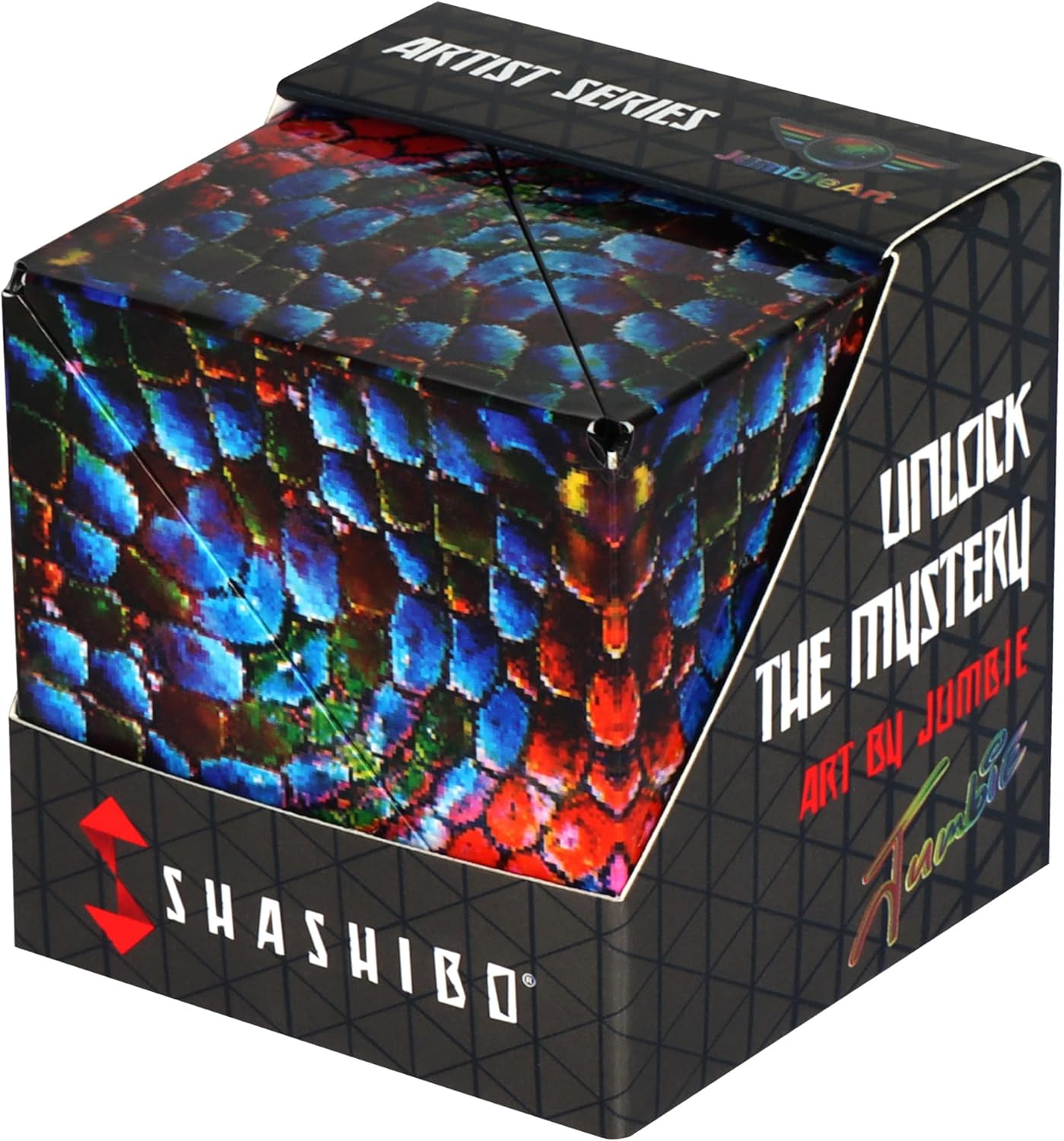 CUTIE DE TRANSFORMARE SHASHIBO - Cubul Rubik patentat și premiat cu 36 de magneți din pământuri rare - se transformă în peste 70 de forme (distanțate)