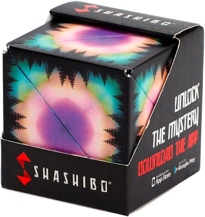 CUTIE DE TRANSFORMARE SHASHIBO - Cubul Rubik patentat și premiat cu 36 de magneți din pământuri rare - se transformă în peste 70 de forme (distanțate)