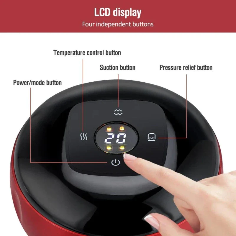 Aparat de masaj electric cu vid