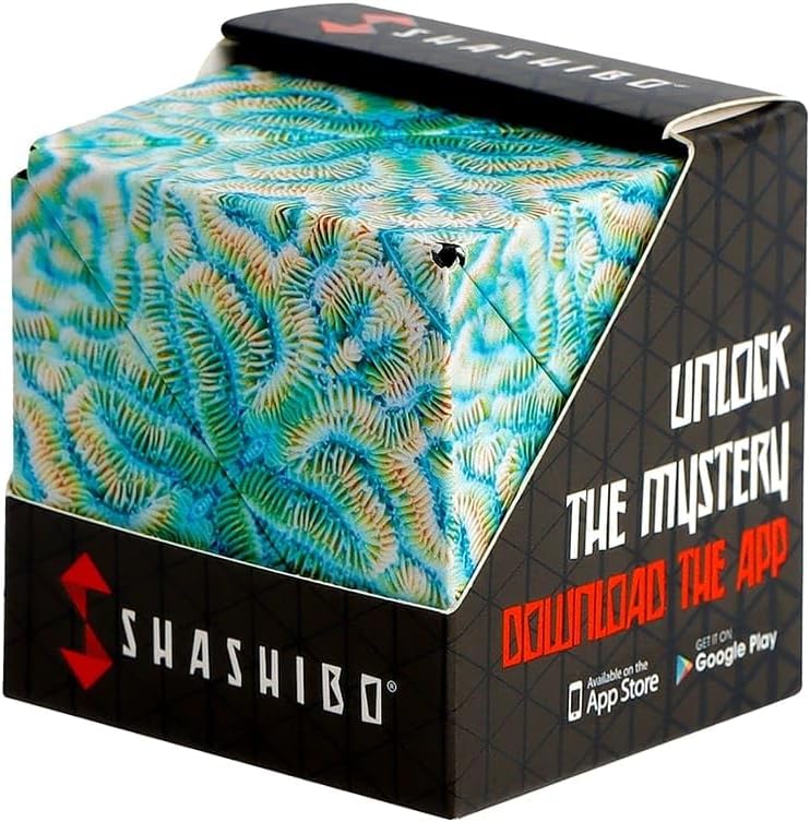 CUTIE DE TRANSFORMARE SHASHIBO - Cubul Rubik patentat și premiat cu 36 de magneți din pământuri rare - se transformă în peste 70 de forme (distanțate)
