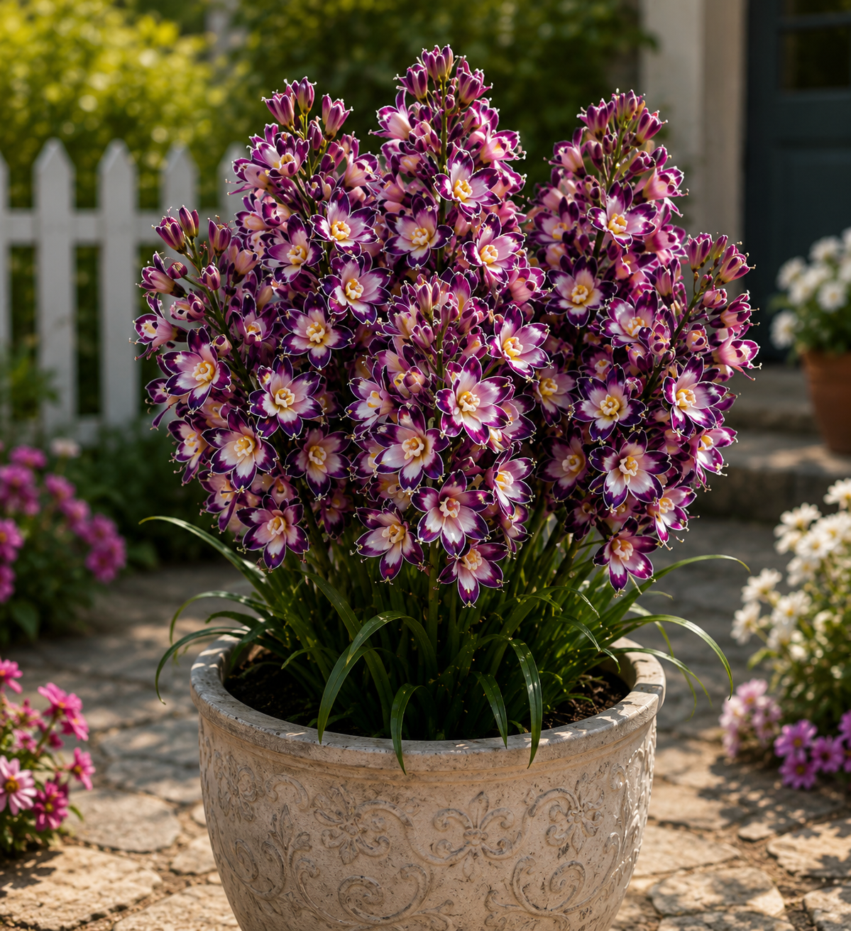 🌱Royal Mosaic Tuberose Bulbs – Rare Multicolor Double Blooms with a Luxurious Fragrance🌸