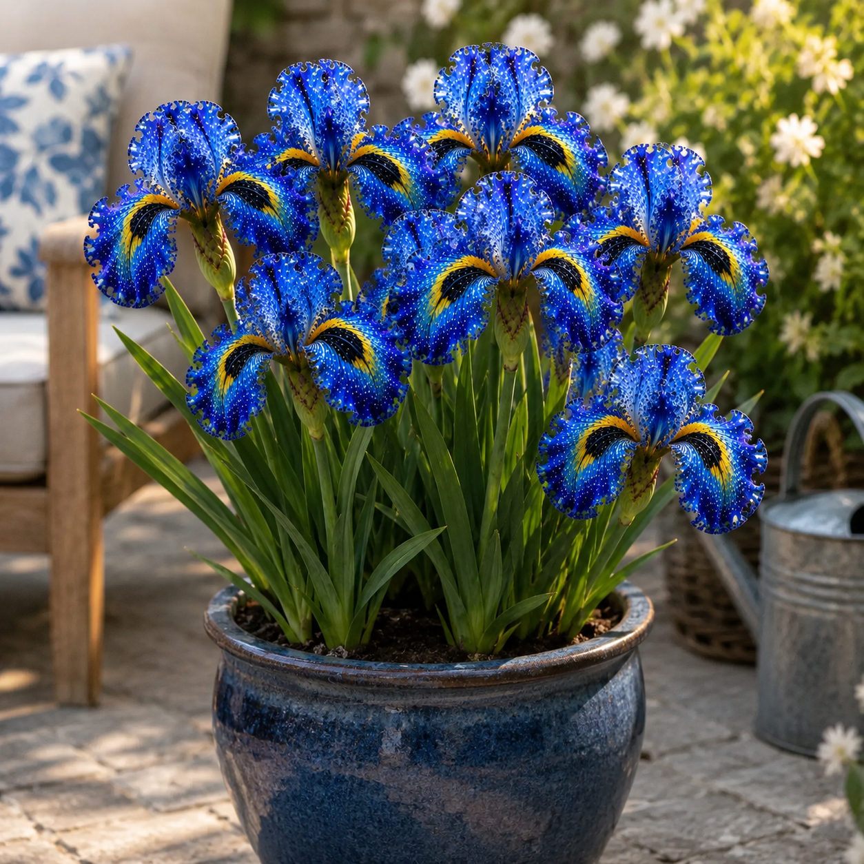 🌸Rare Tropical Fish Iris Bulb Series – #5 Blue Tang