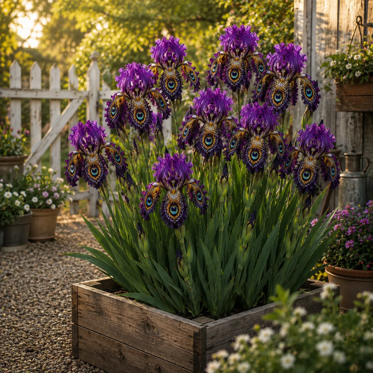 🦚 Peacock Eye Iris Bulb Series-#3 Deep Purple
